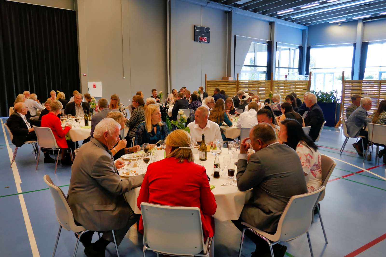 Fest i Bjerringbro-Hallen