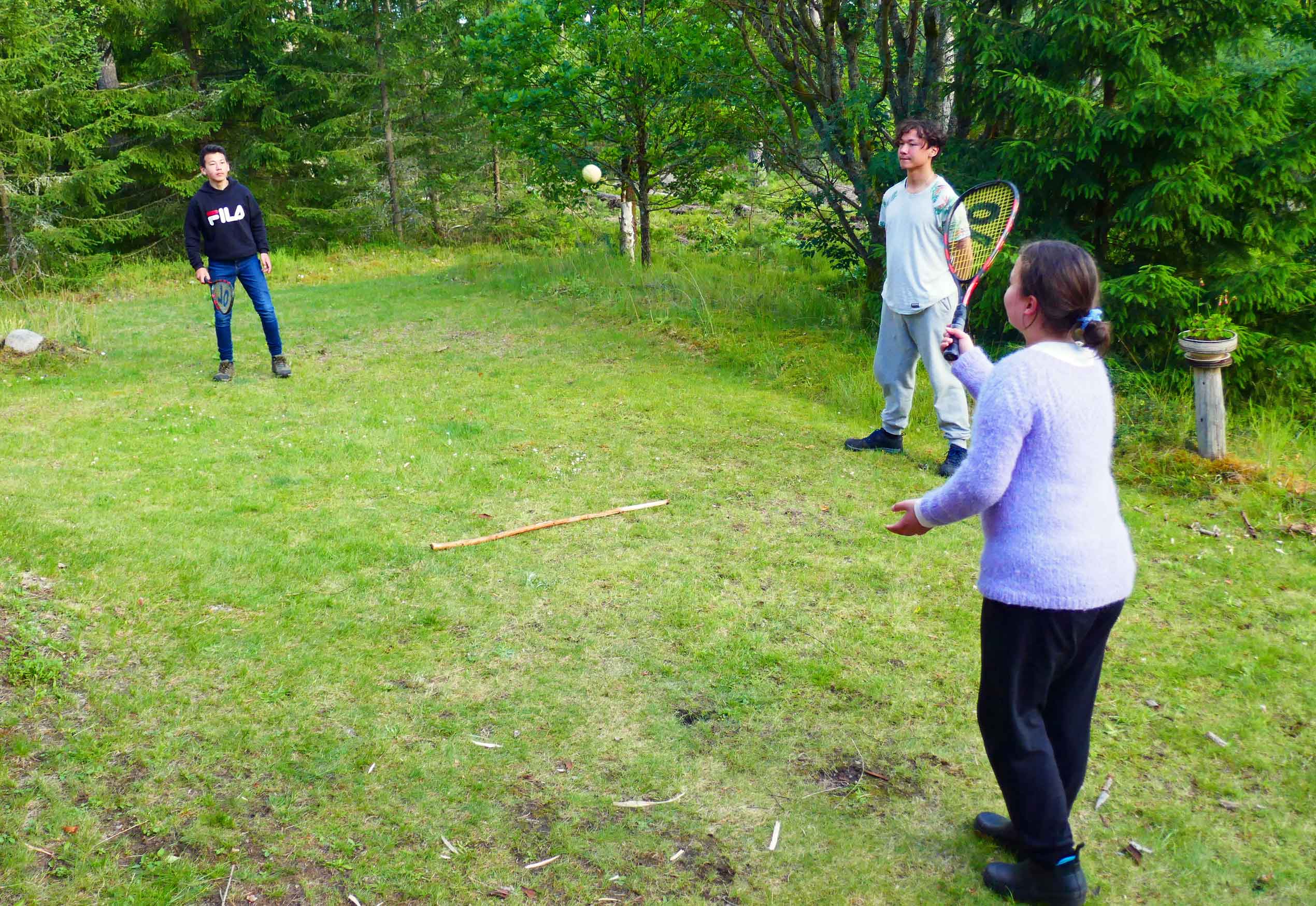 Tennis på plænen