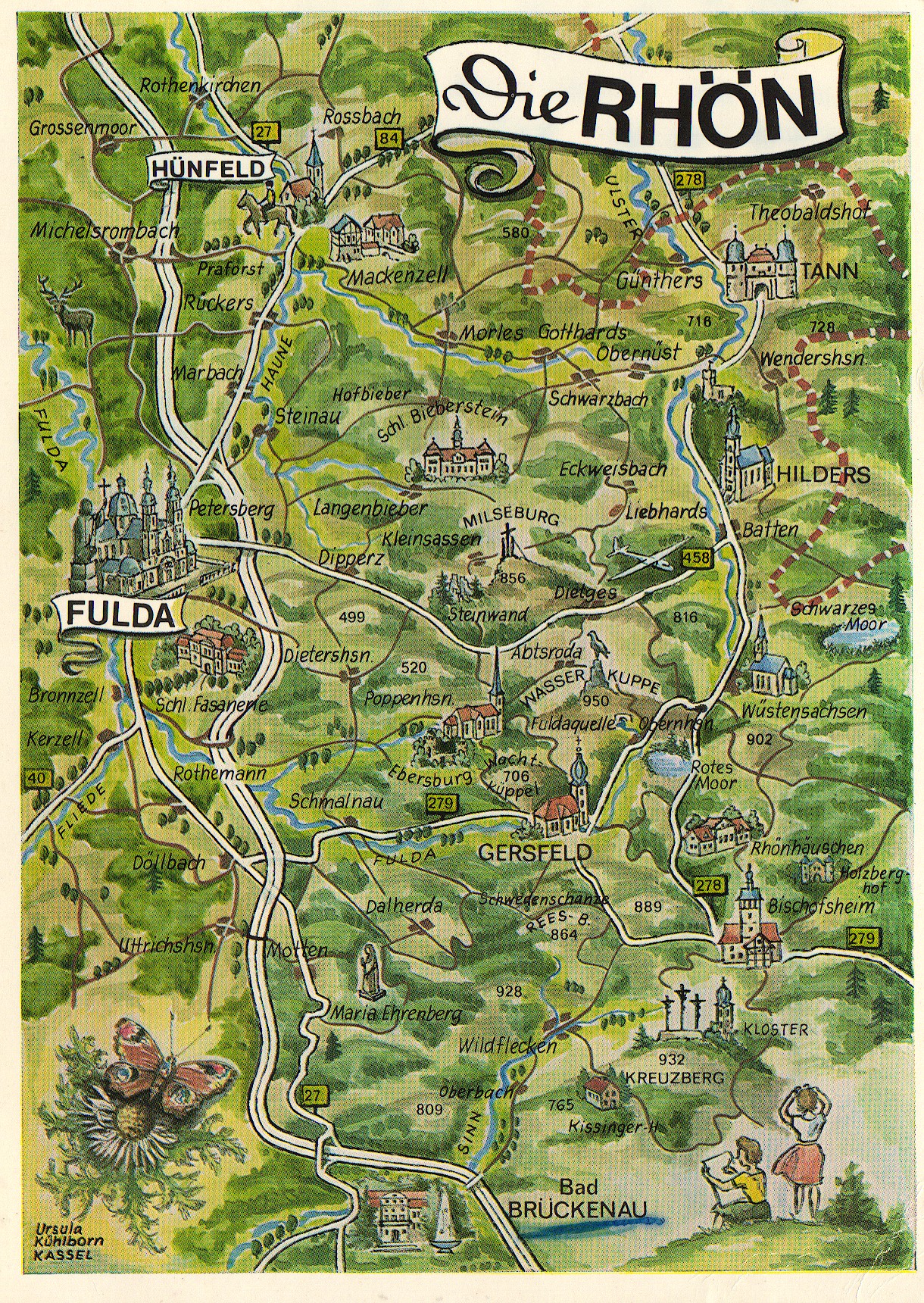 Postkort til Arthur og Cecilie