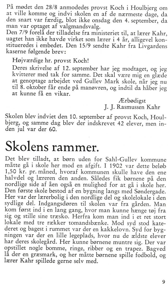 Skolens rammer