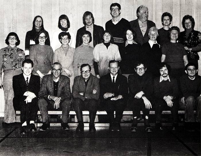 Skolens lærere i 1976