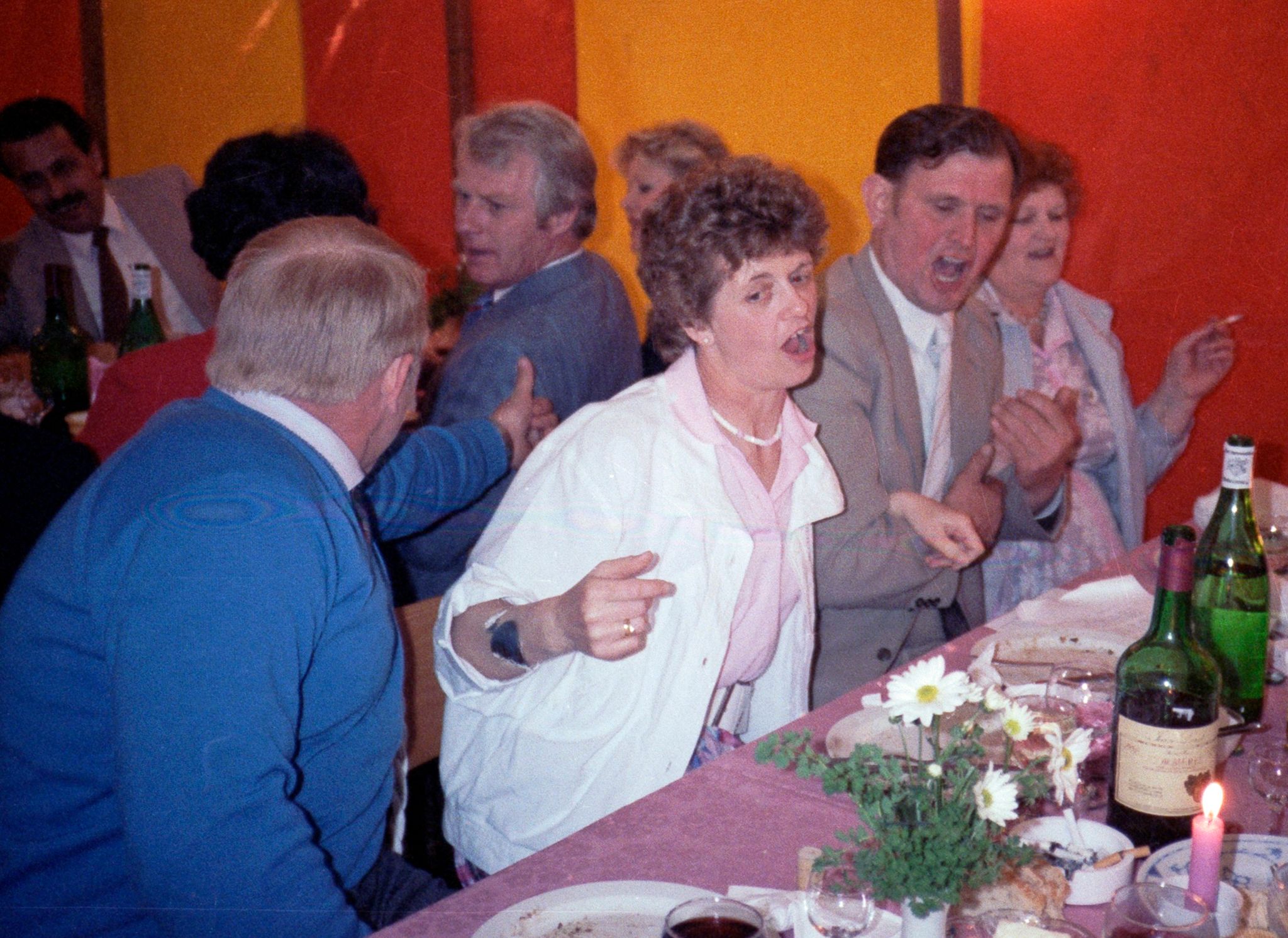 Tove og Andreas i fællessang