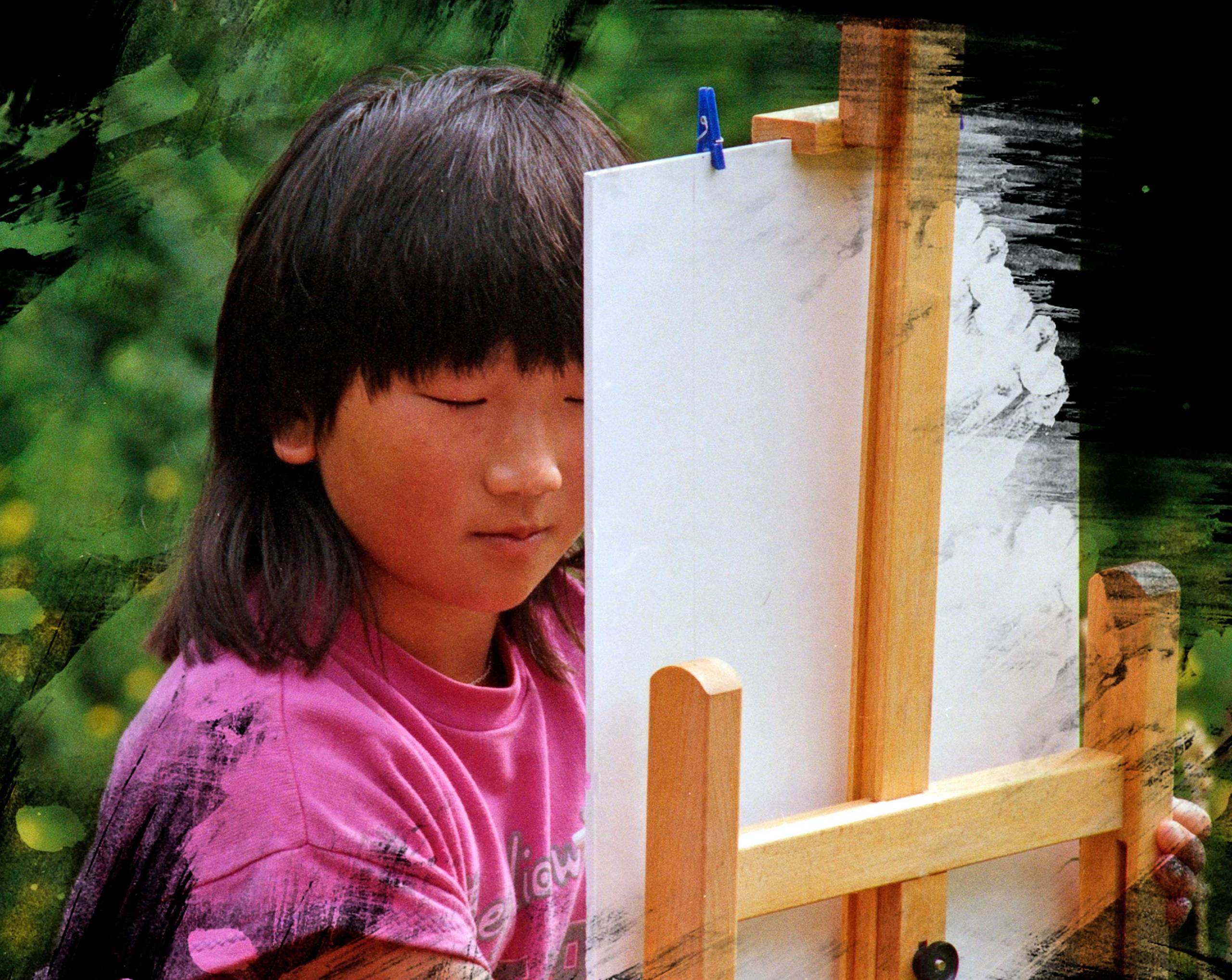 Kunstneren Camilla maler