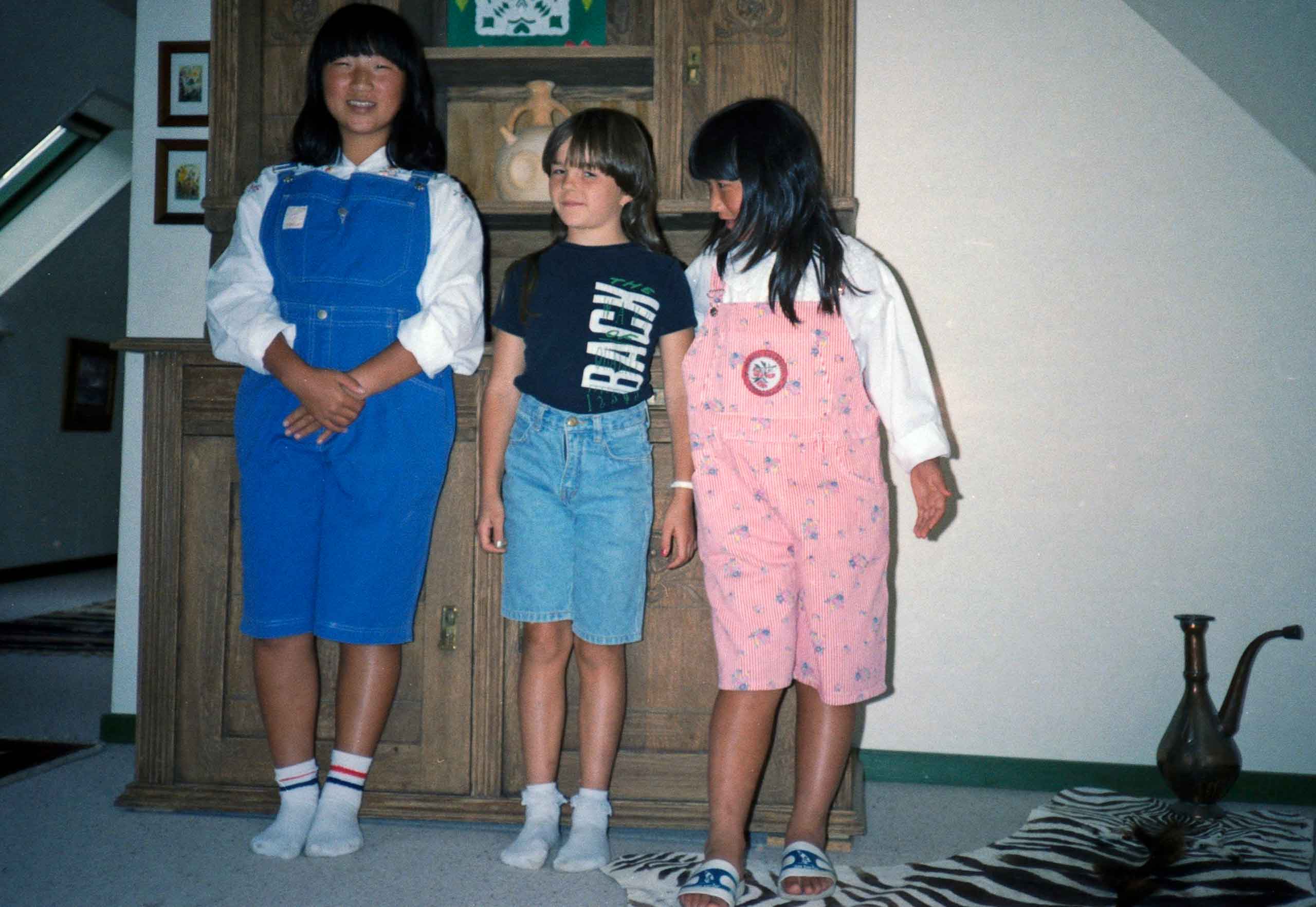 Sammen med Anjas klassekammerat