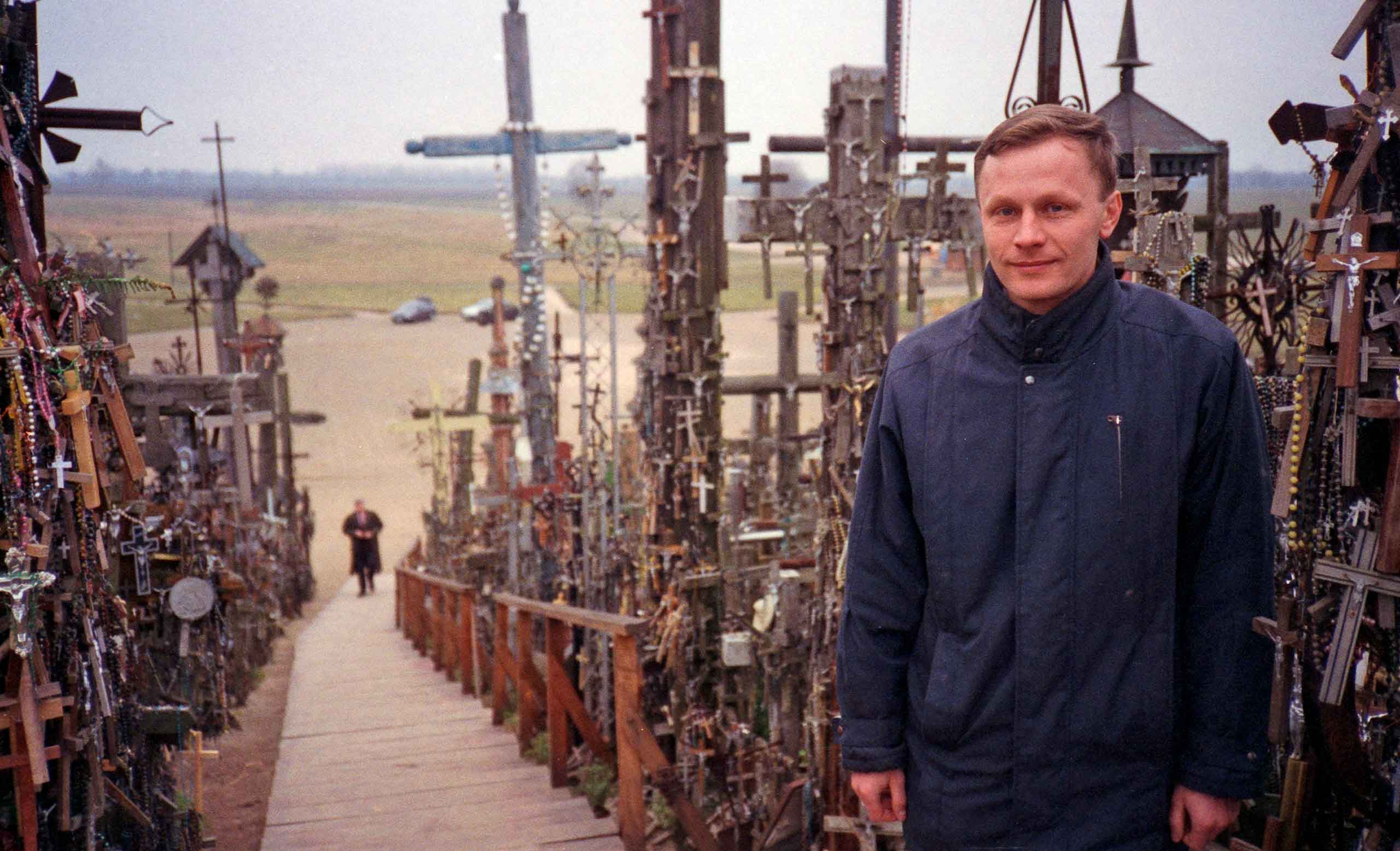 Korshøjen og vores taxa chauffør