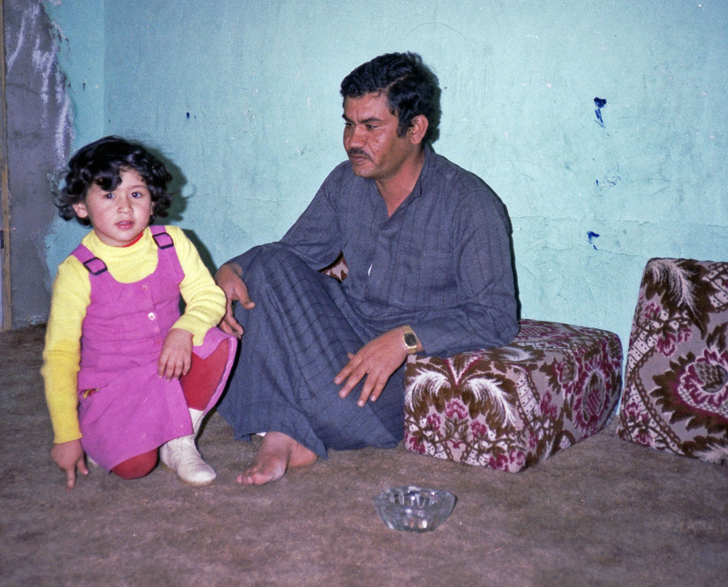 Mohammeds bror med sin datter