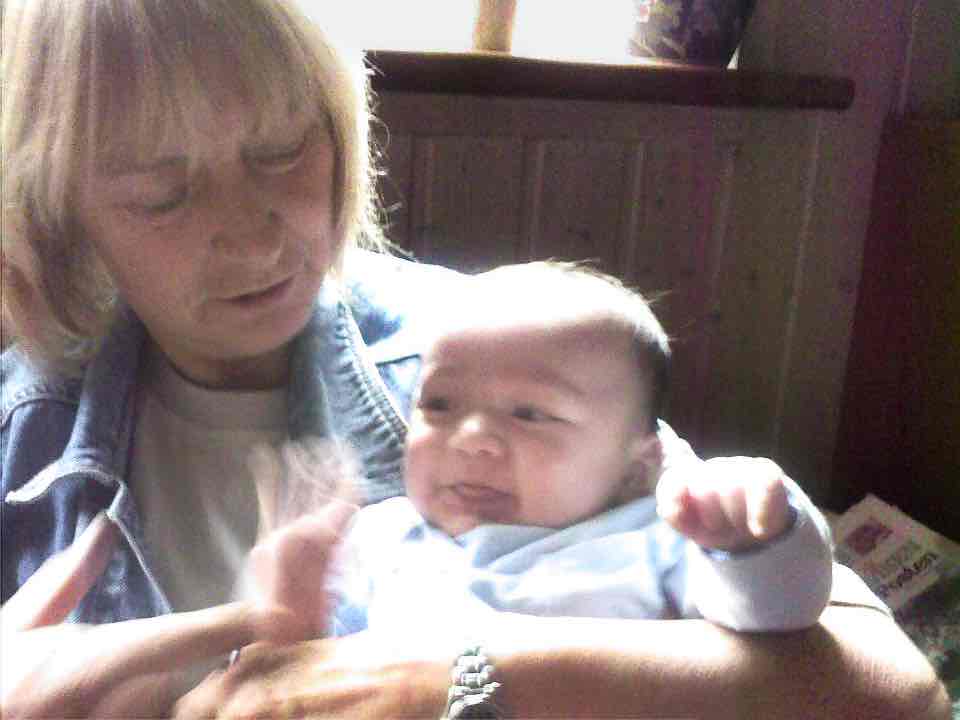 Bedstemor med Luka