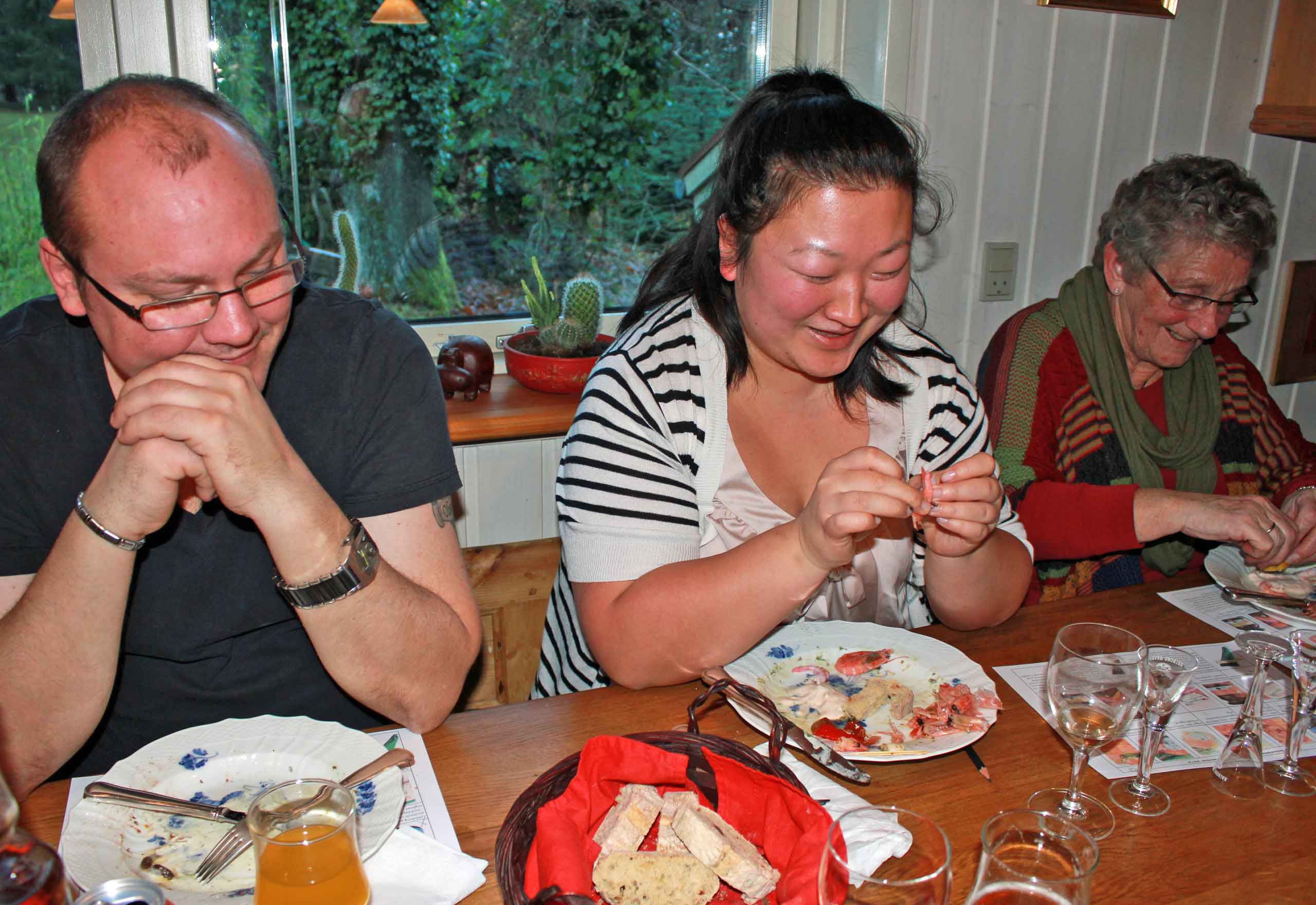 Anja, Karen og Michael