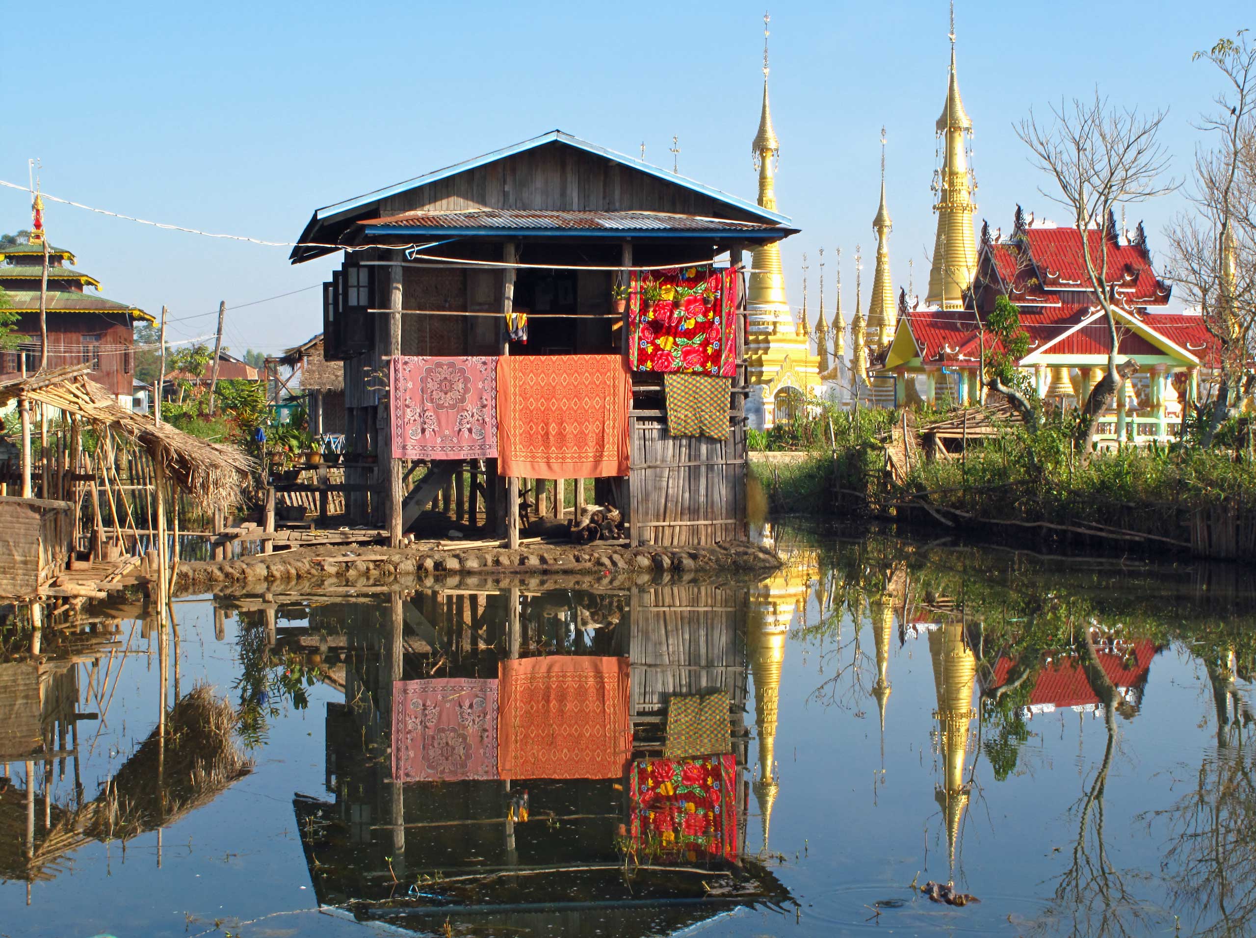 Tempel i baghaven