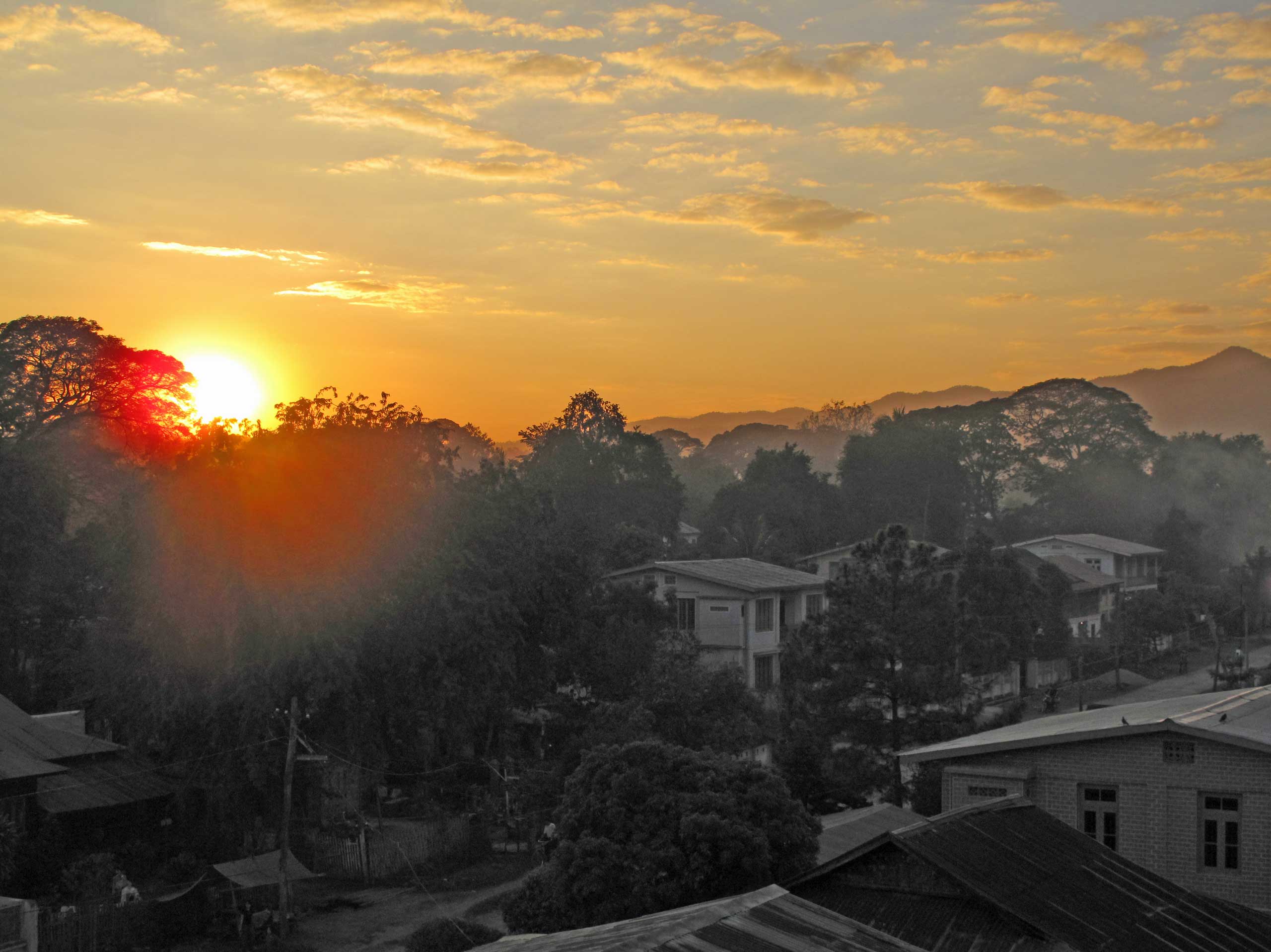 Solnedgang