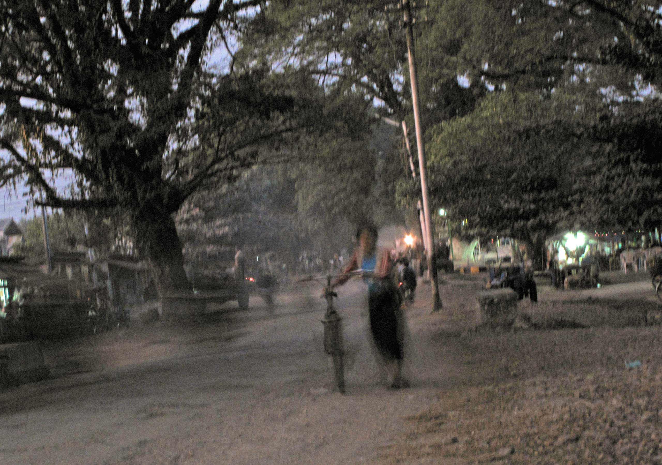 Hovedgaden i Hsipaw