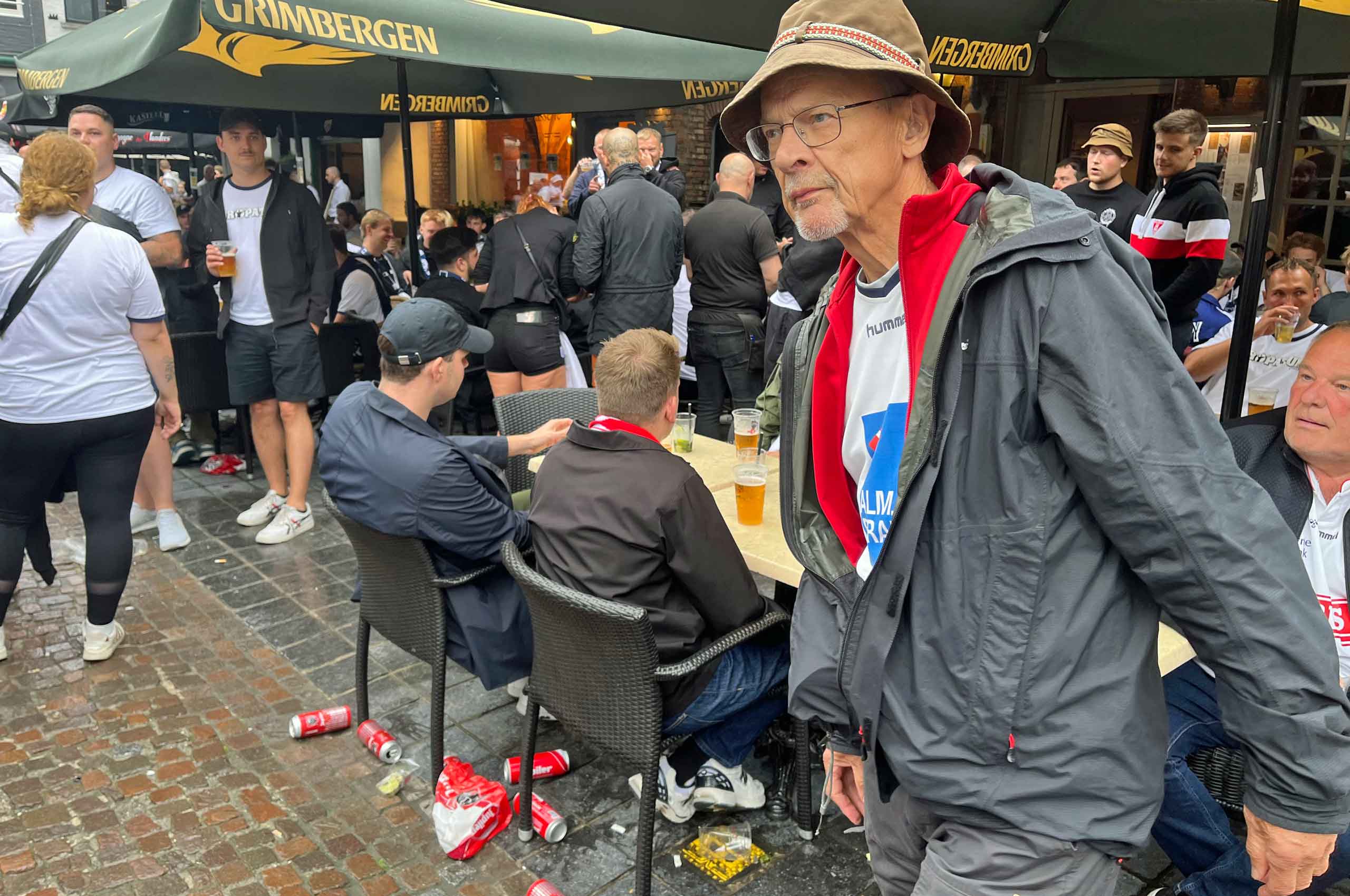 Jeg havde også min AGF-trøje på
