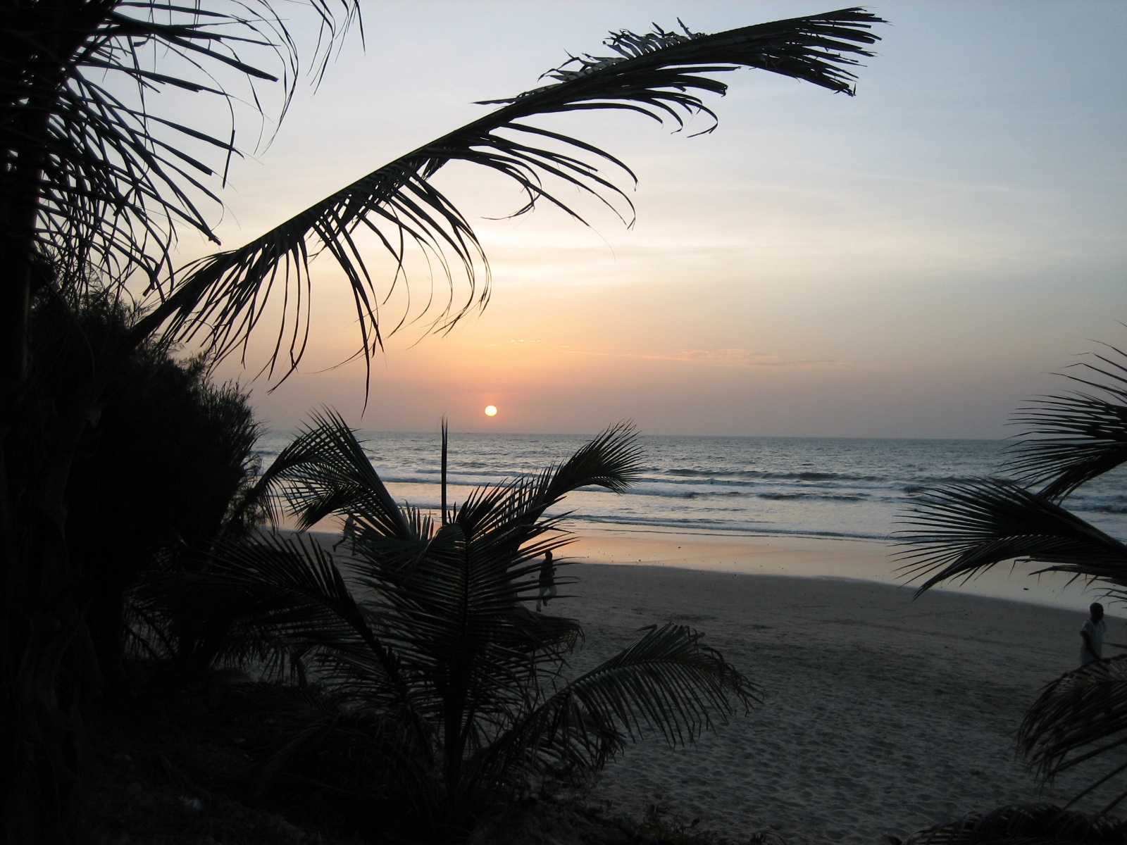 Gambia solnedgang