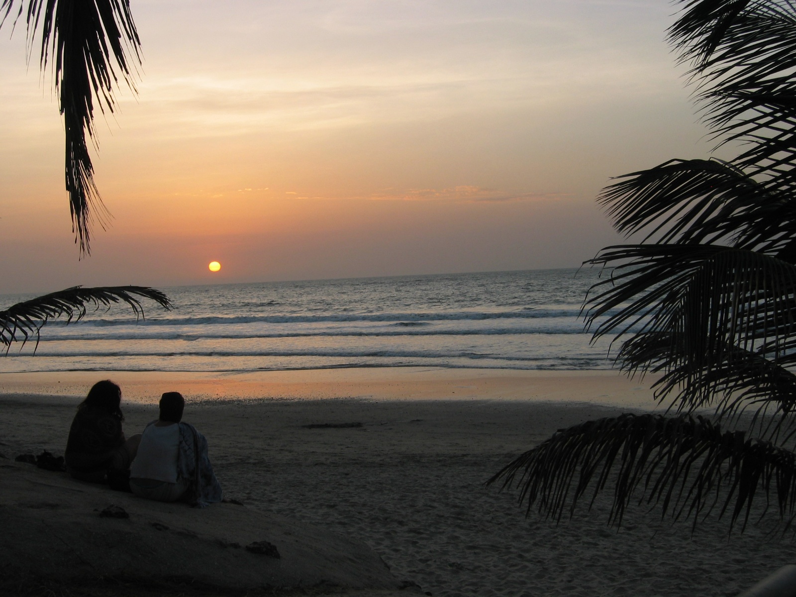 Gambia solnedgang