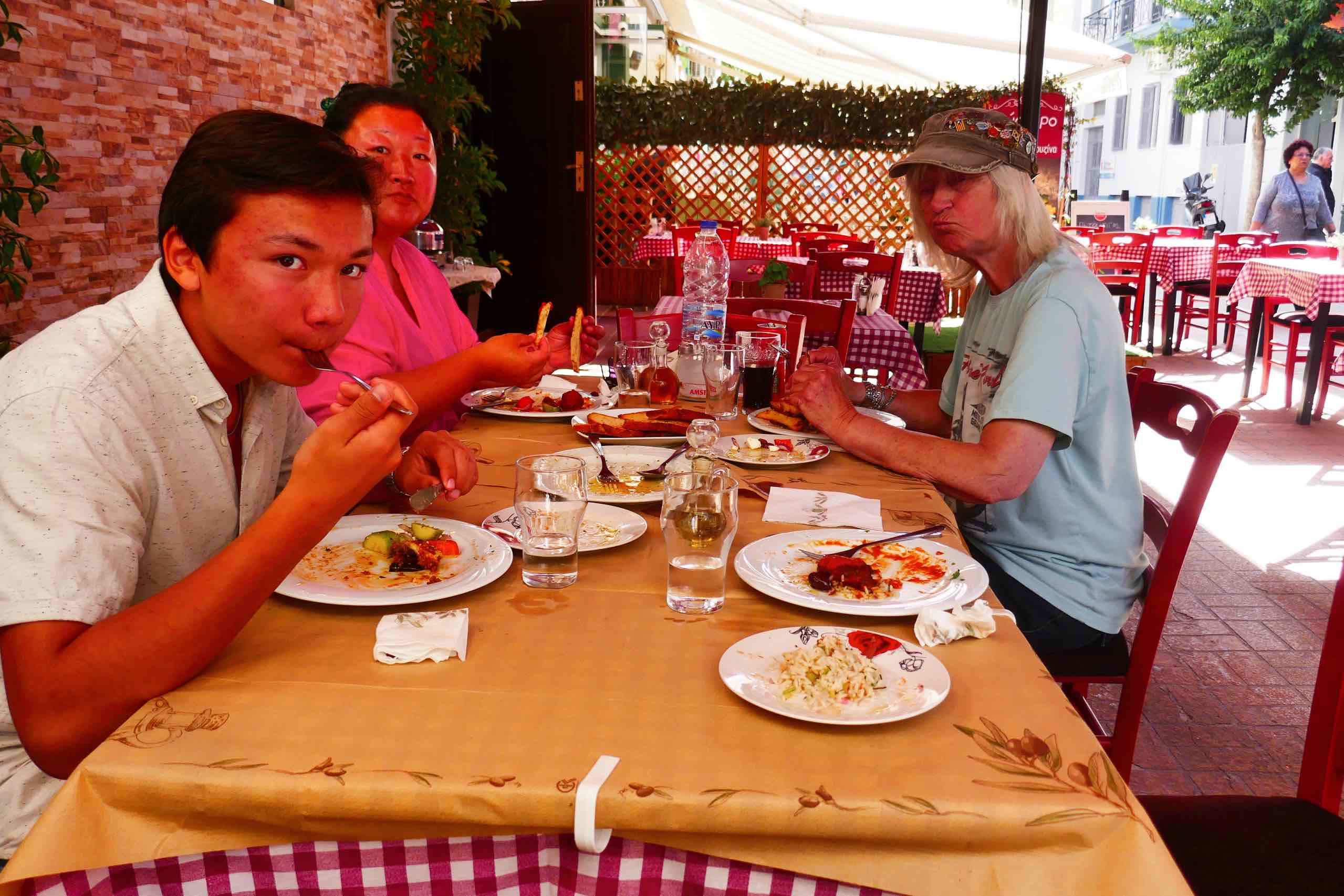 Sidste frokost denne gang