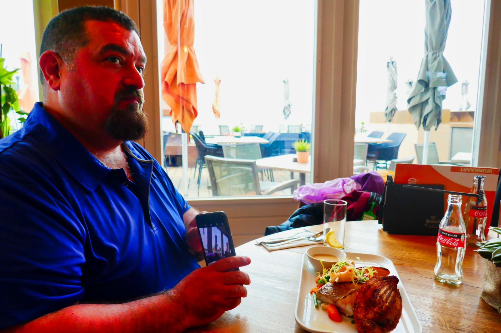 Imad with fish plate