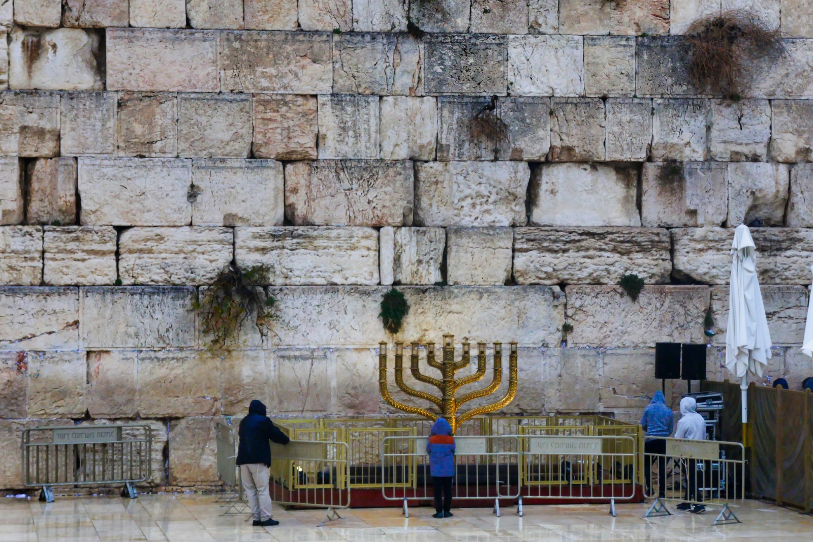 Hanukkah lysestage