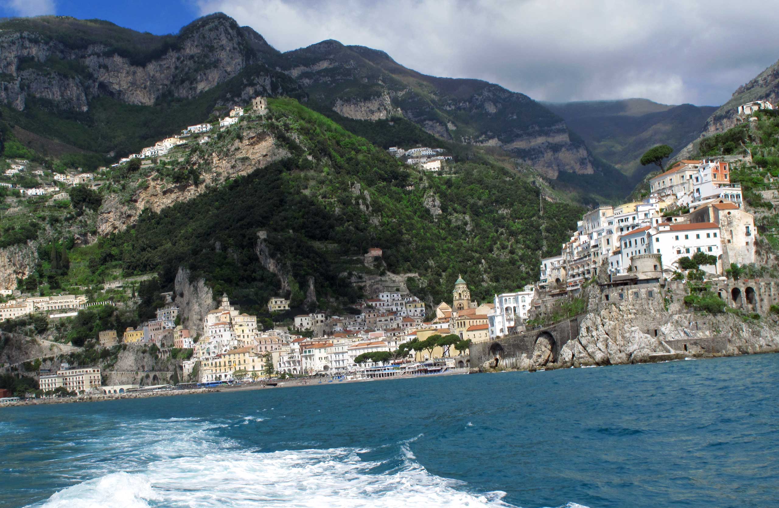 Amalfi fra søsiden