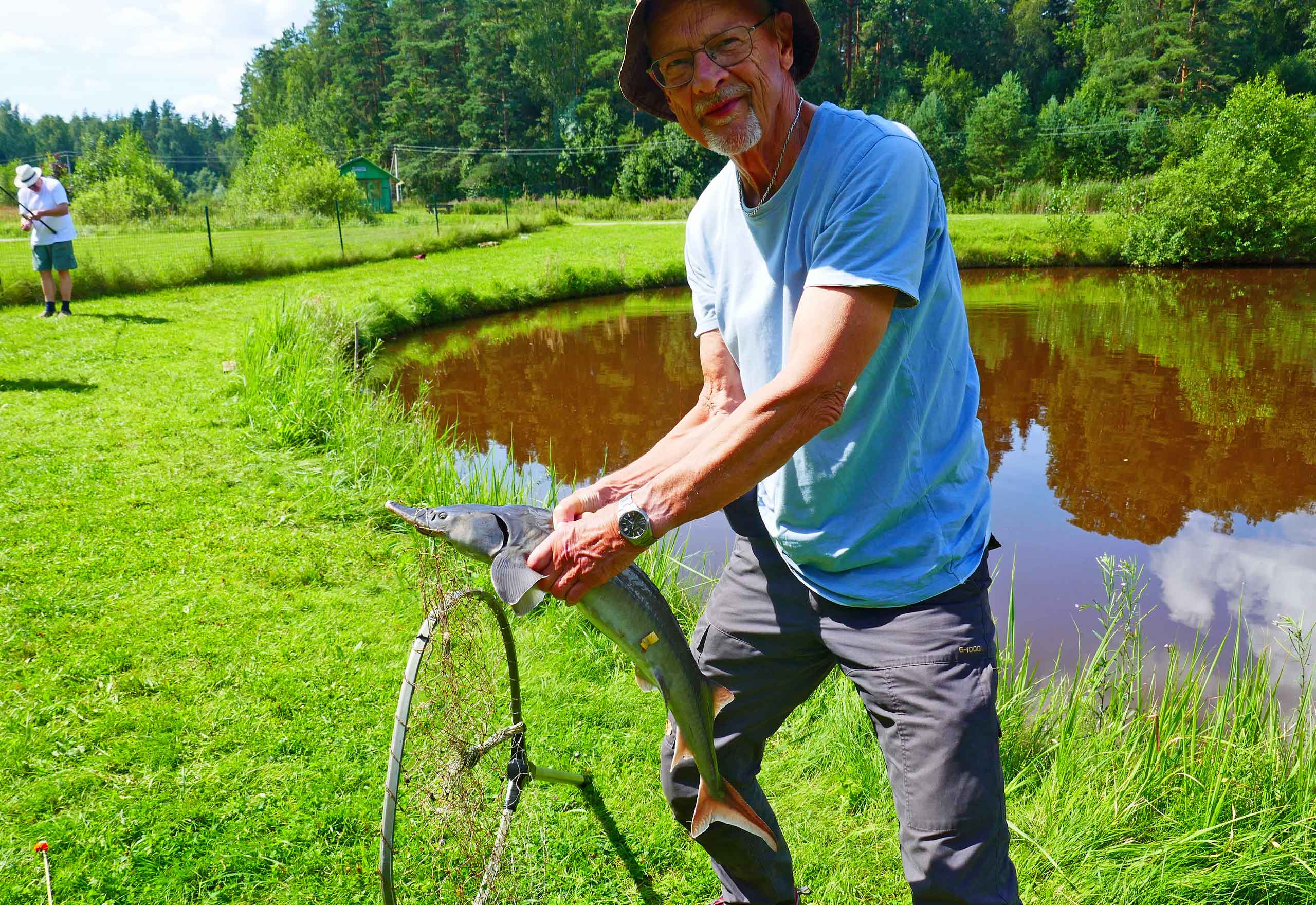 Jeg havde også held med fiskeriet