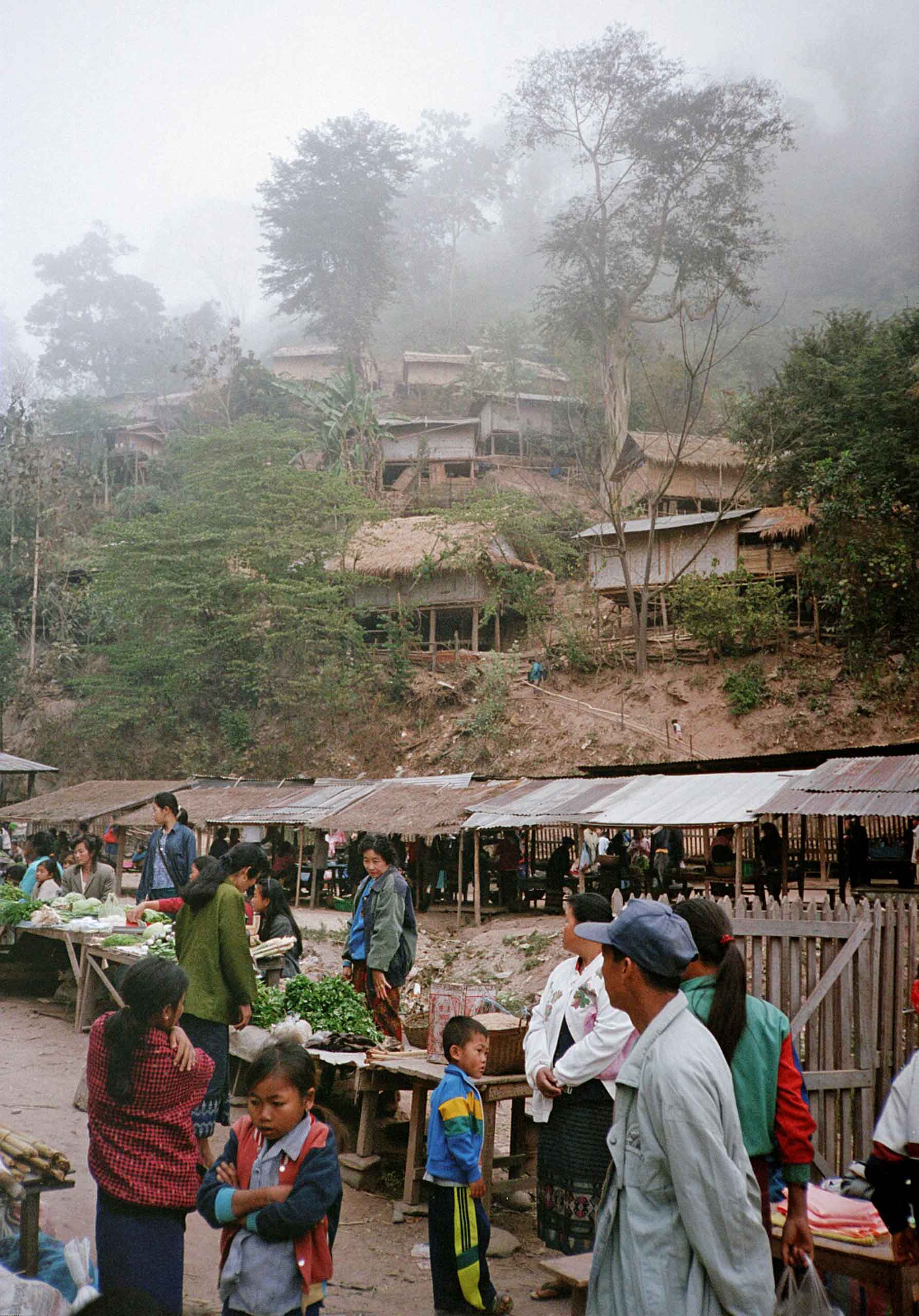 Landsbyen Pak Beng
