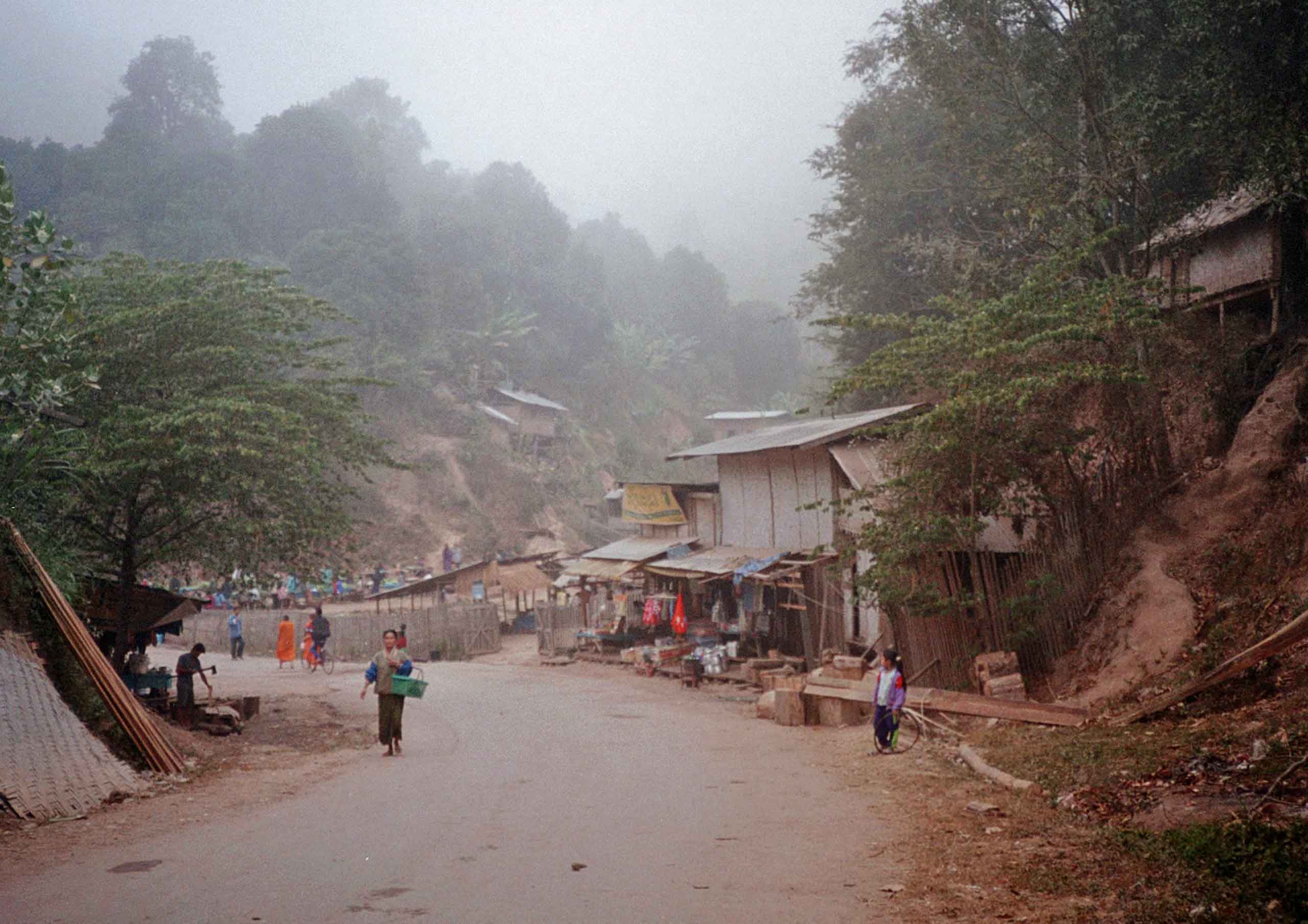 Landsbyen Pak Beng