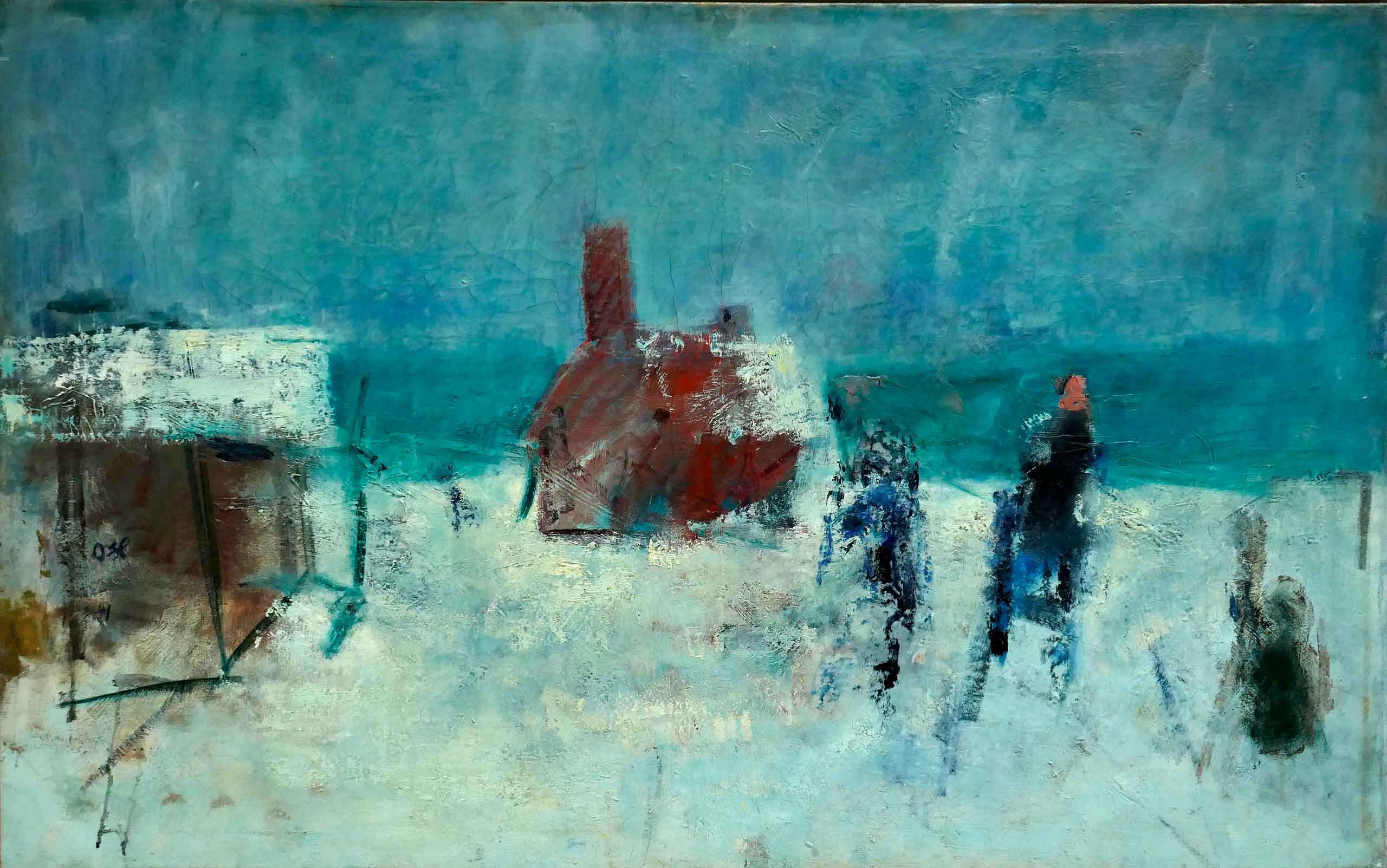 Oluf Høst - Silderøgeri 1941