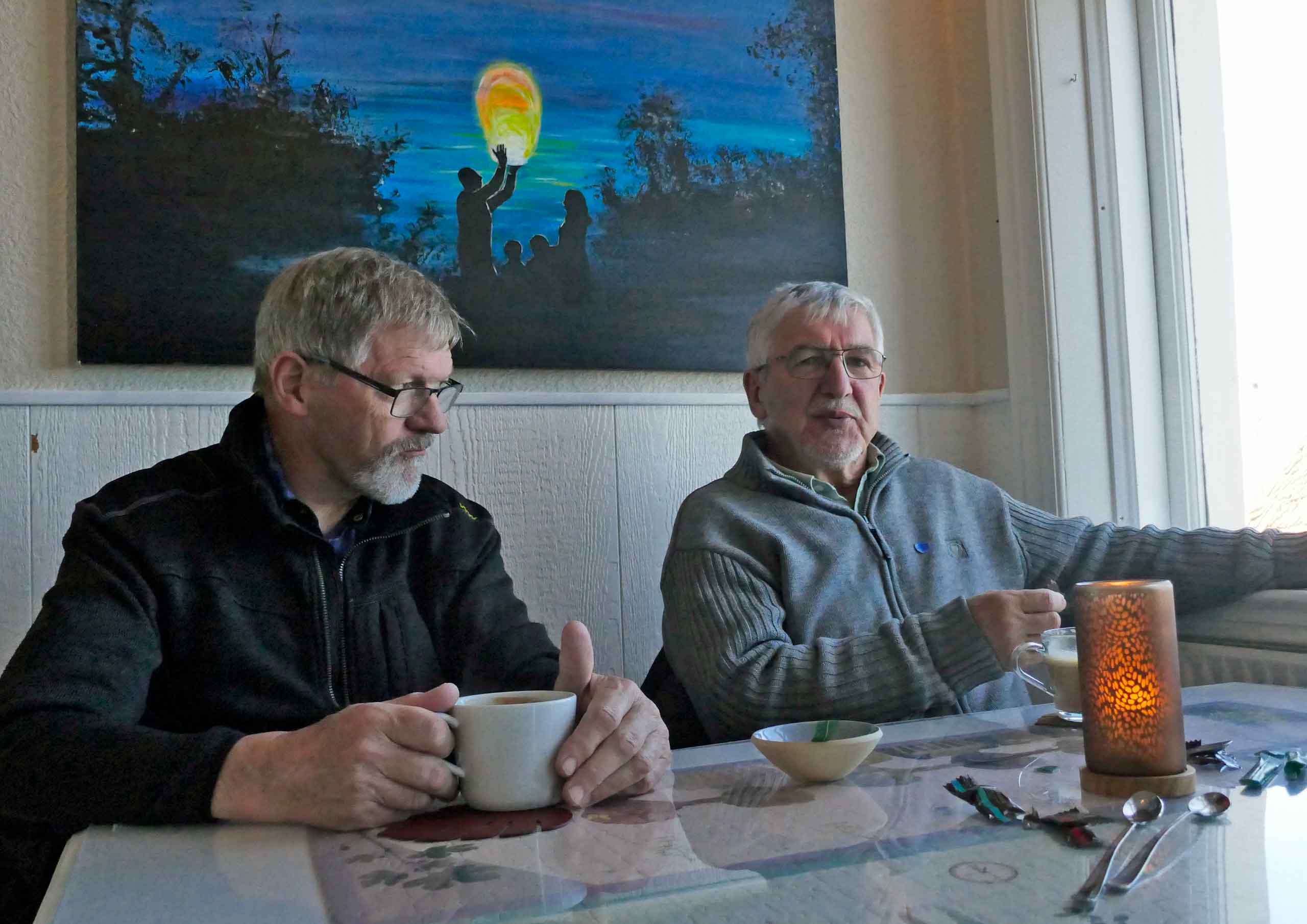 Kaffe på badehotellet Sandvig